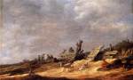 Jan van Goyen, Duinlandschap met geiten, 1635